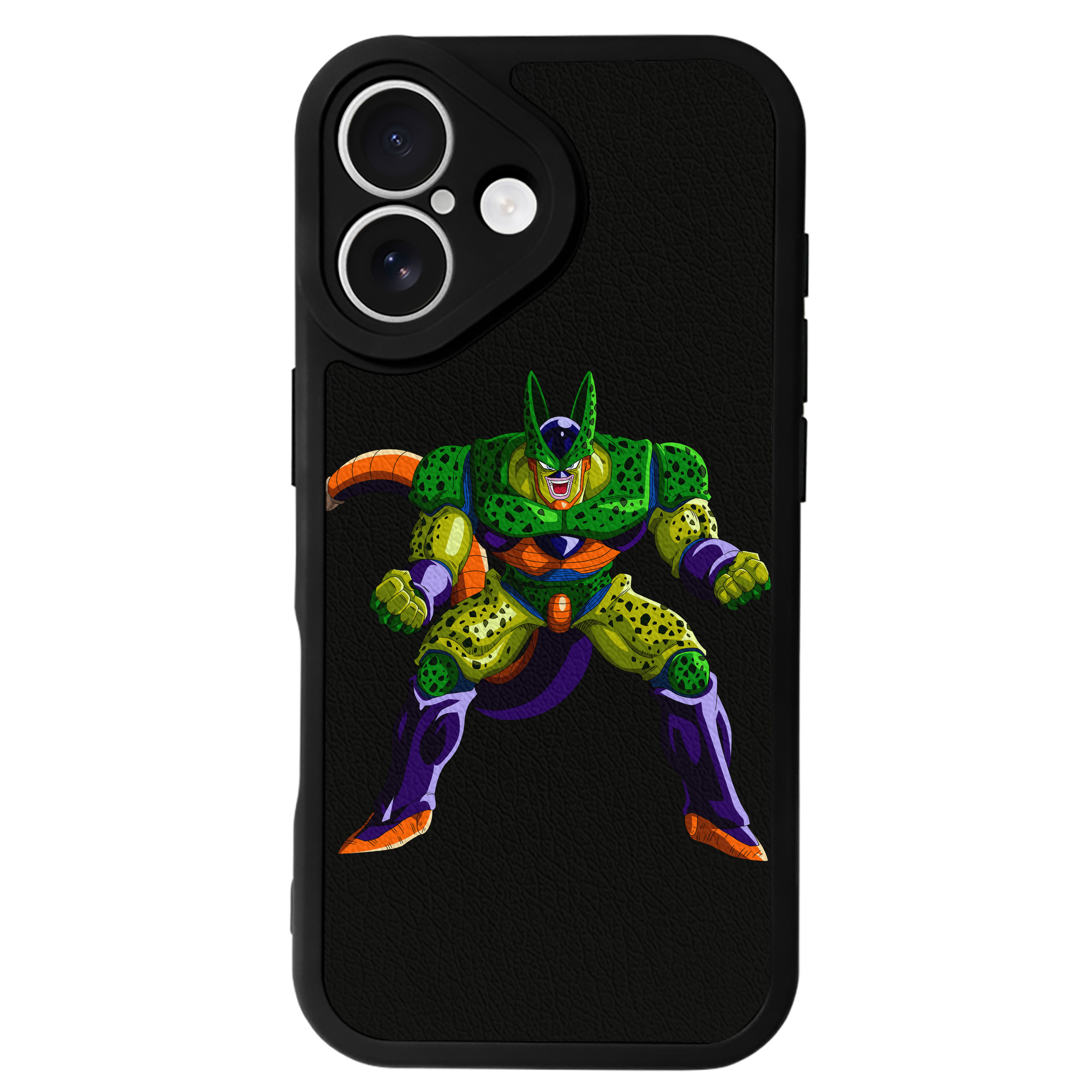 （画像用） ドラゴンボール セル DRAGON BALL Cell 【iPhone 16シリーズ対応】シリコンスマホケース（レザー調） 材質：シリコン